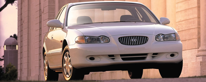 Замена переднего тормозного диска Hyundai Sonata 3 рестайлинг 2.0 16V 125 л.с. 1996-1998